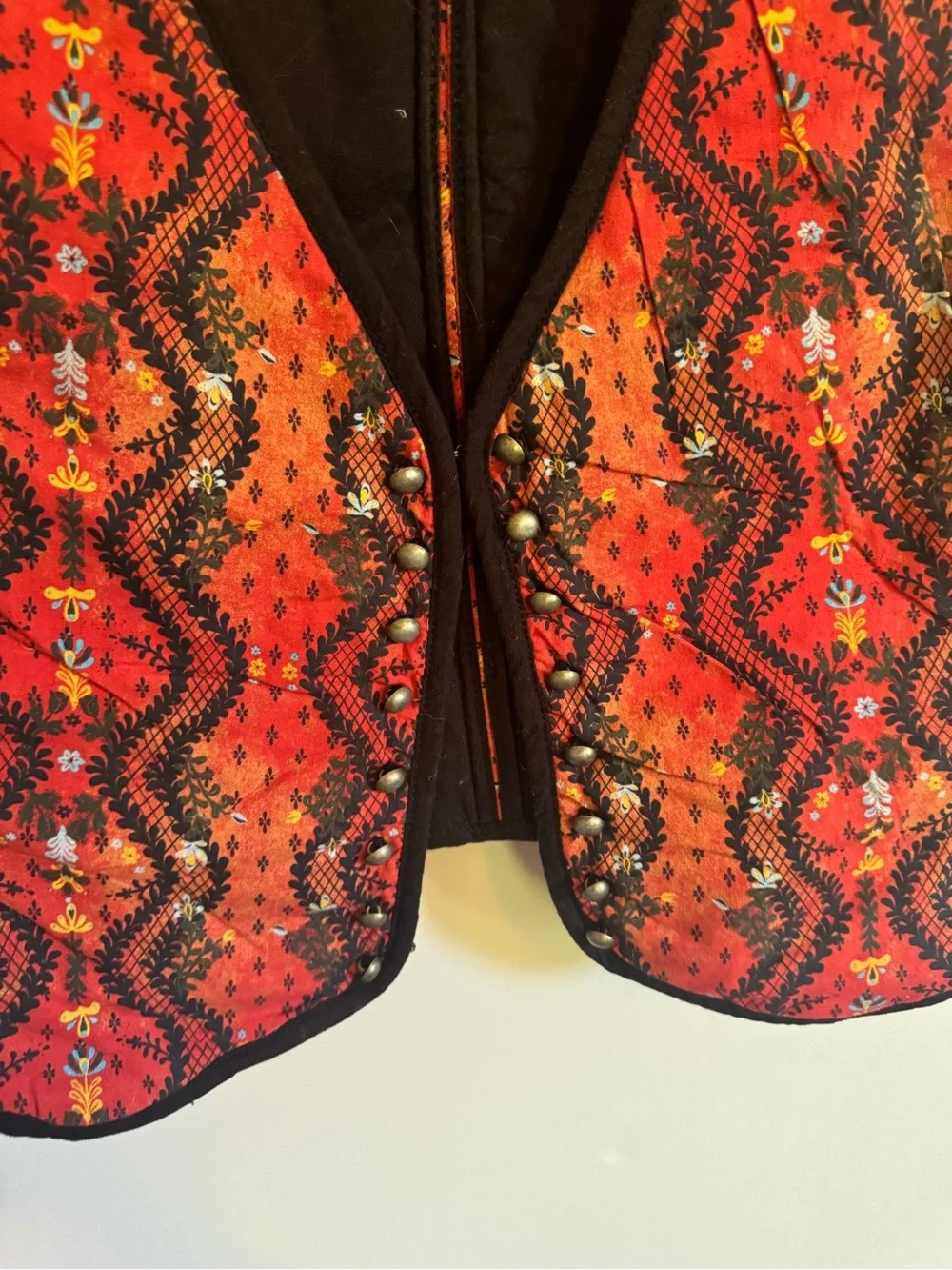 NWOT Free People Gemini vest Boho button vest size Medium